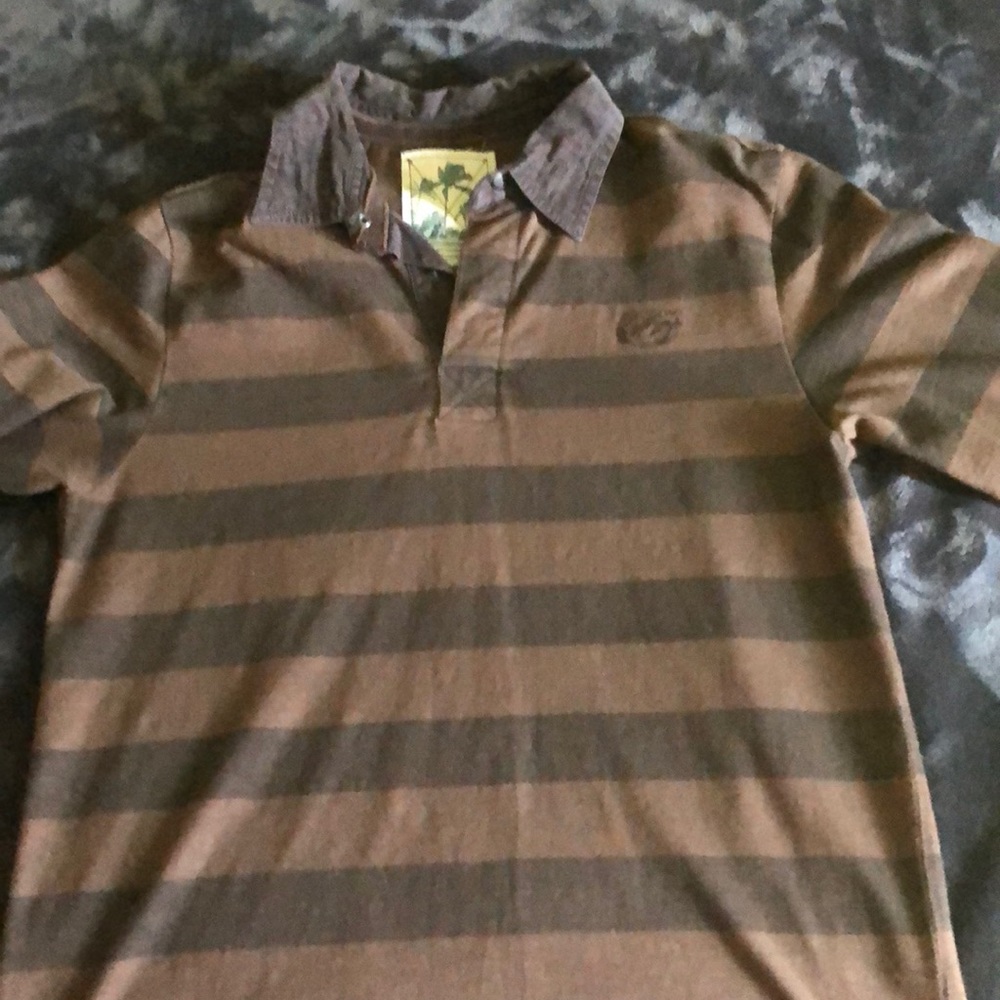Long sleeve snap up polo